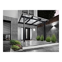outdoor wall luminaire PUK MAXX WALL OUTDOOR up / down, rigid, without lens IP44, anthracite matt dimmable