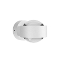 Top Light outdoor wall luminaire PUK MINI WALL OUTDOOR (COB LED) up / down, rigid, without lens IP44, white matt dimmable