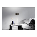 Top Light table lamp PUK MAXX EYE TABLE (LED) up / down, rigid, with touch dimmer, without lens IP20, nickel matt dimmable