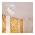 Top Light ceiling luminaire PUK MAXX MOVE (COB LED) down, swivelling, rotatable, without lens IP20, white matt dimmable