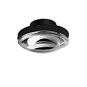 Top Light ceiling luminaire PAXX 2 rigid, direct / indirect IP20, black matt dimmable