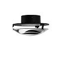 Top Light ceiling luminaire PAXX 2 rigid, direct / indirect IP20, black matt dimmable