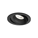 Recessed spot RONY 1.0 PAR16, IP20, GU10 max. 12W, black