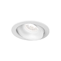 LED Recessed spot RONY 1.0, IP20, 300/500mA, 7/10W 1800-2850K, CRi >95, white