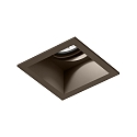 recessed spotlight PLANO 1.0 - LED 1 flame, cardanic swivelling, with wire springs IP20, bronze dimmable