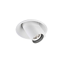 LED Recessed spot BLIEK ROUND 1.0, 350/500mA, 7/10W, 1800-2850K, CRi >95, rotatable, swivelling, white
