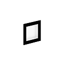 wall recessed luminaire LITO WALL REC 1.0 IP20, black matt 