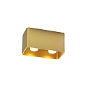 Ceiling luminaire DOCUS 2.0 PAR16, GU10 max. 12W, gold