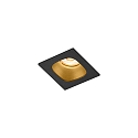 LED Recessed spot PIRRO 1.0, 1 Spot 4.5W 2700K, CRi >90, dimmable, black gold