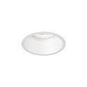 recessed spotlight DEEPER 1.0 - LED rigid, multipower, with wire springs IP20, mat, traffic white dimmable