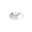 ceiling recessed luminaire DEEP ADJUST PETIT TRIMLESS 1.0 - LED flush, cardanic swivelling IP20, mat, traffic white dimmable