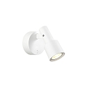 Wall spot SARA SNOOZE 1.0 PAR16, GU10 max. 12W, rotatable/swivelling, white