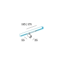 Wever & Ducr� LED Track spot CENO ON TRACK 1.0 for STREX SYSTEM 48V, 2700K, not dimmable, black
