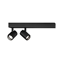 LED Spot CENO 2.0, 2 flames, 2700K, CRi >90, rotatable/swivelling, dimmable, black