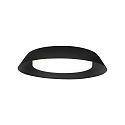 LED Wall /Ceiling luminaire TOWNA 2.0, IP44, � 37.1cm, 2700K, dimmable, black