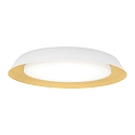 LED Wall /Ceiling luminaire TOWNA 2.0, IP44, Ø 46.1cm, 3000K, dimmable, white gold