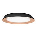 LED Wall /Ceiling luminaire TOWNA 2.0, IP44, Ø 46.1cm, 3000K, dimmable, black copper
