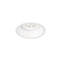 LED Recessed spot DEEP 1.0, IP20, 350/500mA, 7/10W 3000K, CRi >90, with leaf springs, white