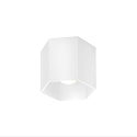 ceiling luminaire HEXO CEILING SURF 1.0 1 flame IP20, white matt dimmable