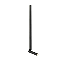 recessed spotlight MATCH STICK TRIMLESS 1.0 swivelling IP20, black matt