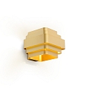 Wall luminaire J.J.W. 02, E27, aluminum, gold