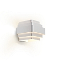 Wall luminaire J.J.W. 02, E27, aluminum, silver