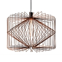 pendant luminaire WIRO 6.5 WIRO CEILING SUSP E27 IP20, rust 