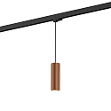 Pendant luminaire RAY 2.0 PAR 16 for 3-phase tracks, GU10 max. 12W, incl. adapter, copper