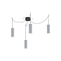 Pendant luminaire RAY MULTI 2.0 PAR16, GU10 max. 12W, aluminum