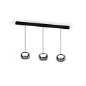 Wever & Ducr� pendant luminaire WETRO 1.0 1 flame Dim-To-Warm IP20, black dimmable