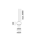 Wever & Ducr� pendant luminaire WETRO 2.0 1 flame Dim-To-Warm IP20, taupe, white dimmable