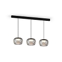 Wever & Ducr� pendant luminaire WETRO 2.0 1 flame Dim-To-Warm IP20, smoky colour dimmable