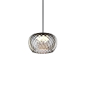 Wever & Ducr� pendant luminaire WETRO 2.0 1 flame Dim-To-Warm IP20, smoky colour dimmable
