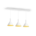 LED Design Pendant luminaire SHIEK 3.0, � 25.2cm, 11W 1800-2850K, CRi >90, dimmable, white gold