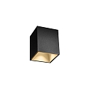 downlight BOX MINI 1.0 square, surface-mounted version IP20, black matt dimmable