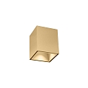 downlight BOX MINI 1.0 square, surface-mounted version IP20, champagner dimmable