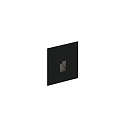 wall recessed luminaire STRIPE WALL REC 0.7 IP20, black matt 
