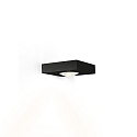 LED Wall luminaire LEENS 1.0, 1-sided, 8W 3000K, CRi >90, dimmable, black