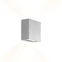 LED Wall luminaire CENTRAL 2.0, Up&Down, 8W 3000K, CRi >90, dimmable, aluminum brushed