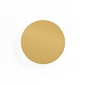 LED Wall luminaire MILES 2.0 ROUND, indirect, � 19cm, 8W 3000K, CRi >90, dimmable, gold