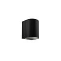 wall luminaire TRACE WALL SURF 1.0 IP20, black matt dimmable