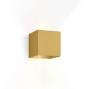 LED Wall luminaire BOX 3.0, Up&Down, 6W 1800-2850K 2x200lm, dimmable, gold