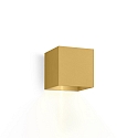 LED Wall luminaire BOX 1.0, up or down, 6W 1800-2850K 400lm, dimmable, gold