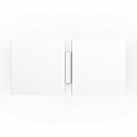 wall luminaire CG SQUARE 2G BIG E27 IP20, white matt