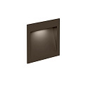 outdoor recessed luminaire ORIS OUTDOOR WALL REC 1.3 down, current constant, indirect IP65, bronze 