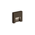 outdoor recessed luminaire RETO OUTDOOR WALL REC 0.8 IP65, bronze 