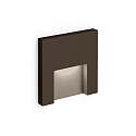 outdoor recessed luminaire RETO OUTDOOR WALL REC 1.3 IP65, bronze 