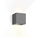 LED Outdoor Wall luminaire BOX 2.0, IP65, Up&Down, 6W 2700K 2x200lm, dimmable, dark grey