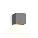 LED Outdoor Wall luminaire BOX 1.0, IP65, up or down, 6W 3000K 400lm, dimmable, dark grey