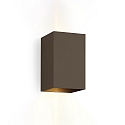 LED Outdoor Wall luminaire BOX 4.0, IP65, Up&Down, 6W 2700K 2x200lm, dimmable, bronze